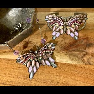 Vintage Sorrelli Butterfly Necklace Only
